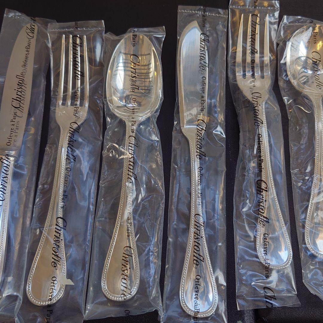 クリストフル　パール　72本　カトラリー　スプーン　フォーク　新品　140万相当