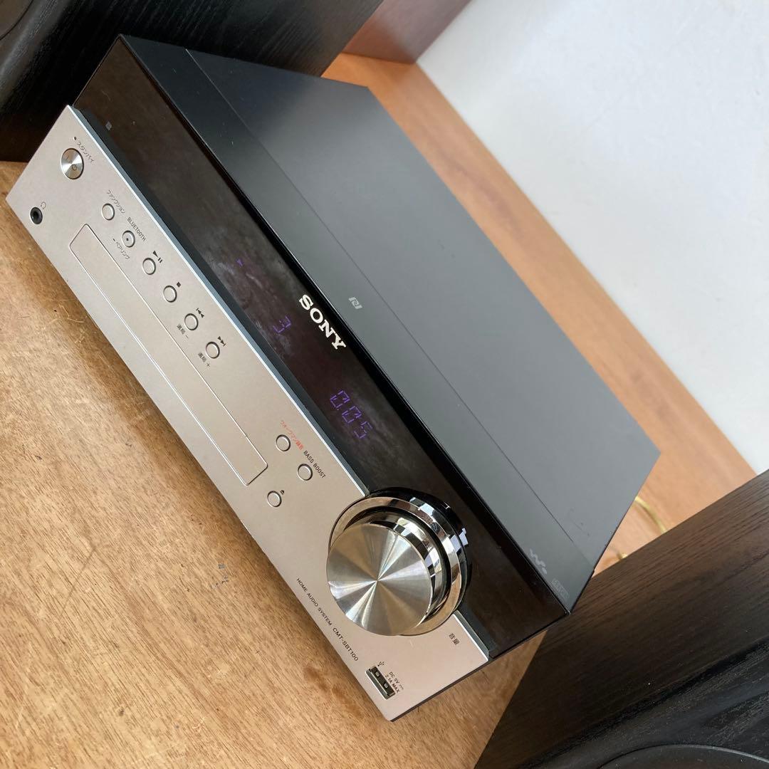 ソニーSONY CMT-SBT100 コンポ【Bluetooth】リモコン付