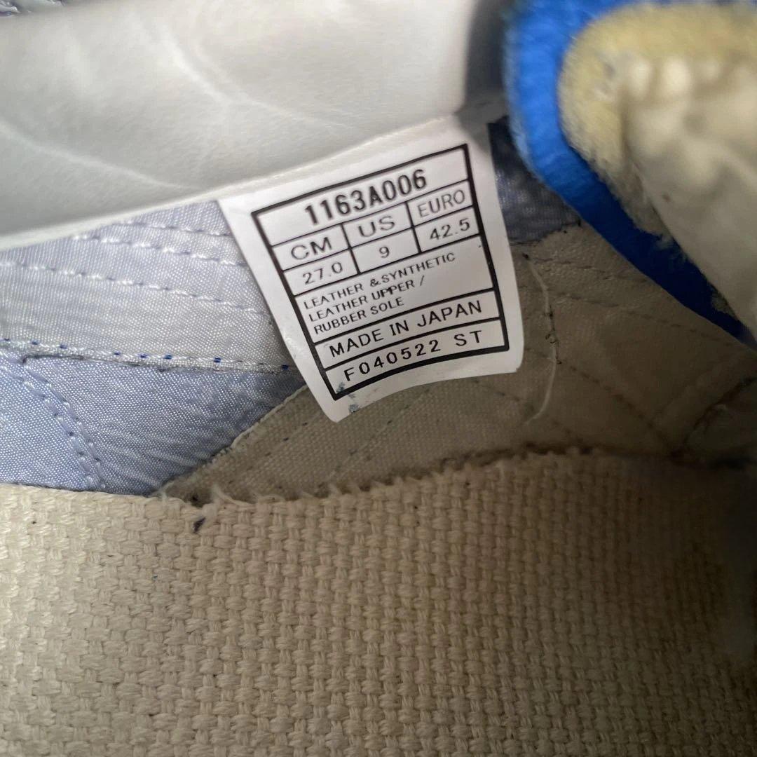 asics　ウエイトリフティングシューズ　ブルー/ホワイト　27.0cm