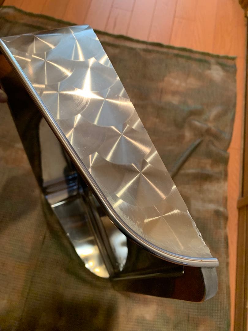 ◼️大型トラック ステンレス ナンバー枠 ウロコ バイザー