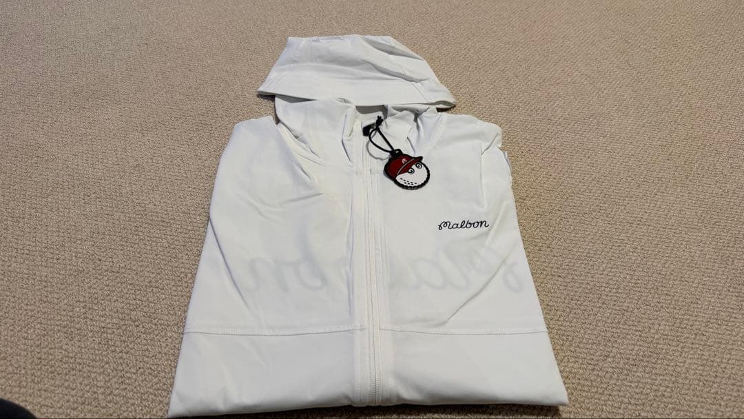 Malbon フード付きジャケット ホワイト