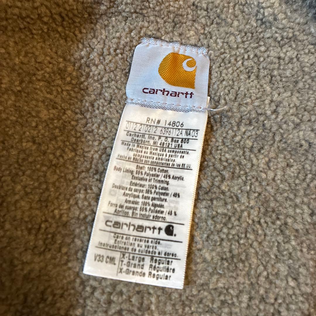 Carhartt コットンベージュベスト WOLFF