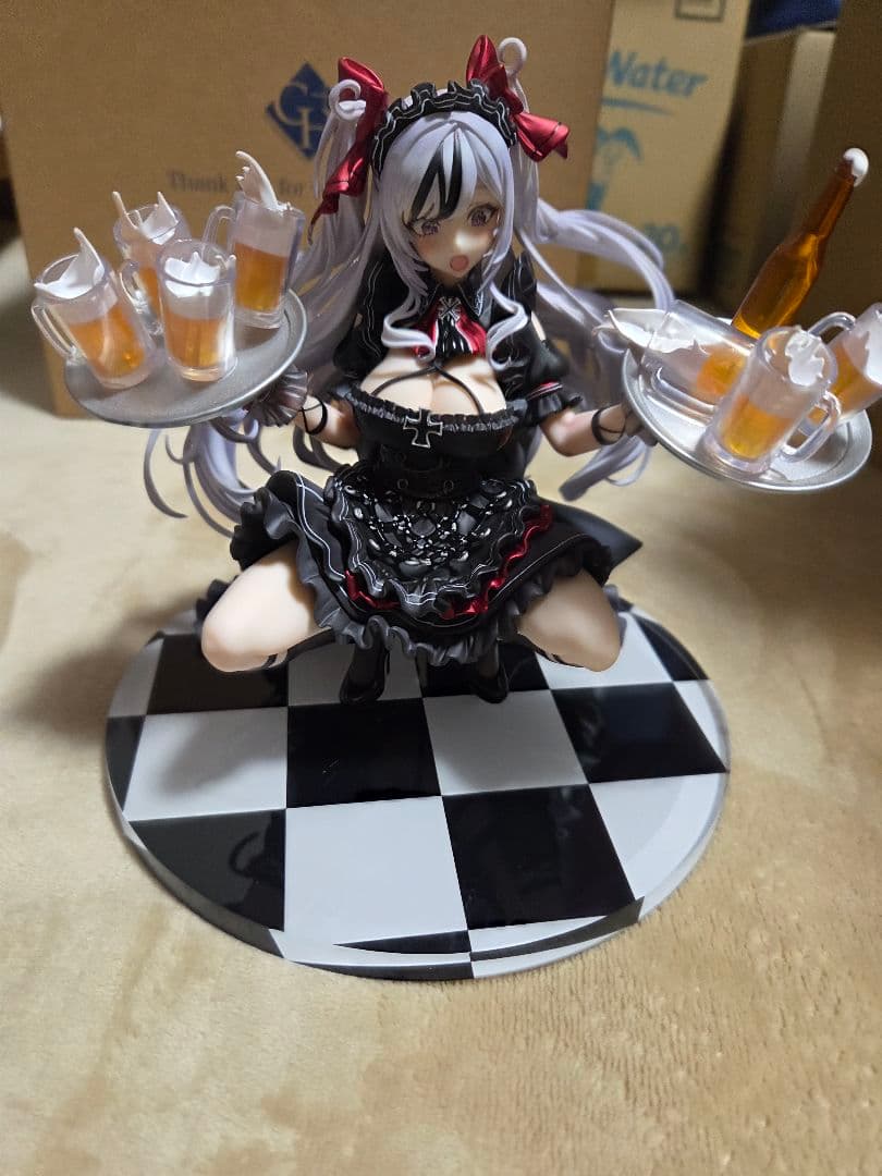 「開封品」 アズールレーン　エルベ 見せ場訪れず？ 付け替えパーツ付き