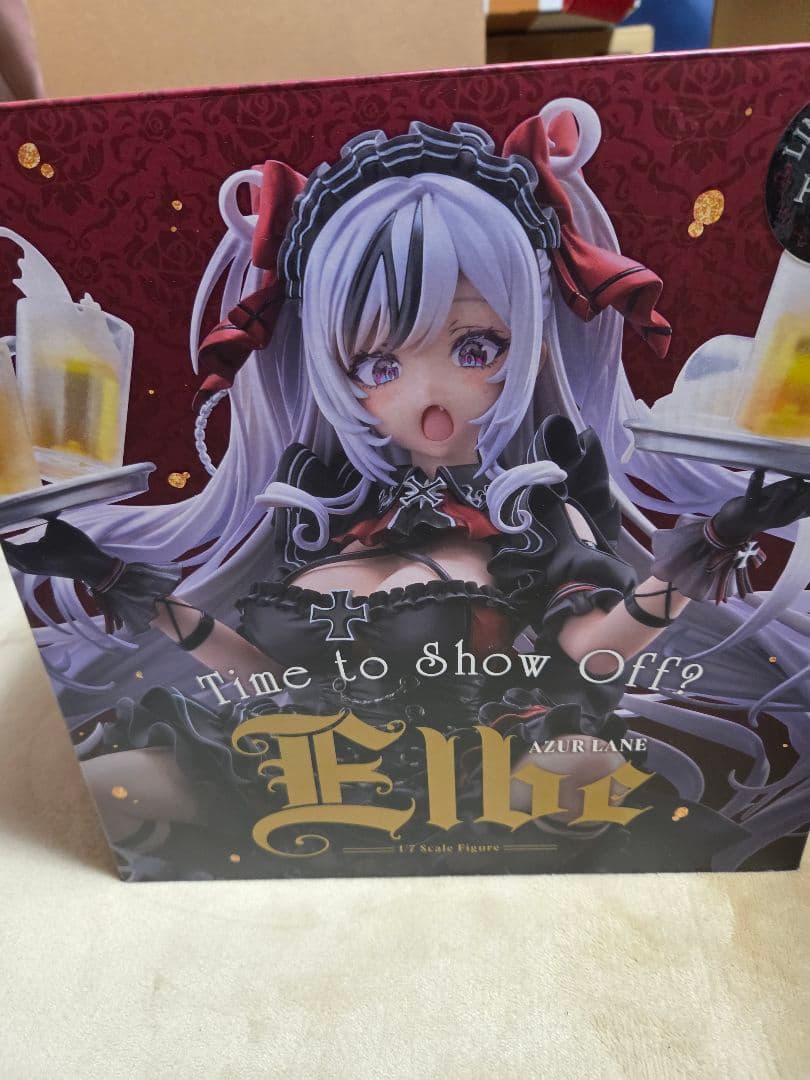 「開封品」 アズールレーン　エルベ 見せ場訪れず？ 付け替えパーツ付き