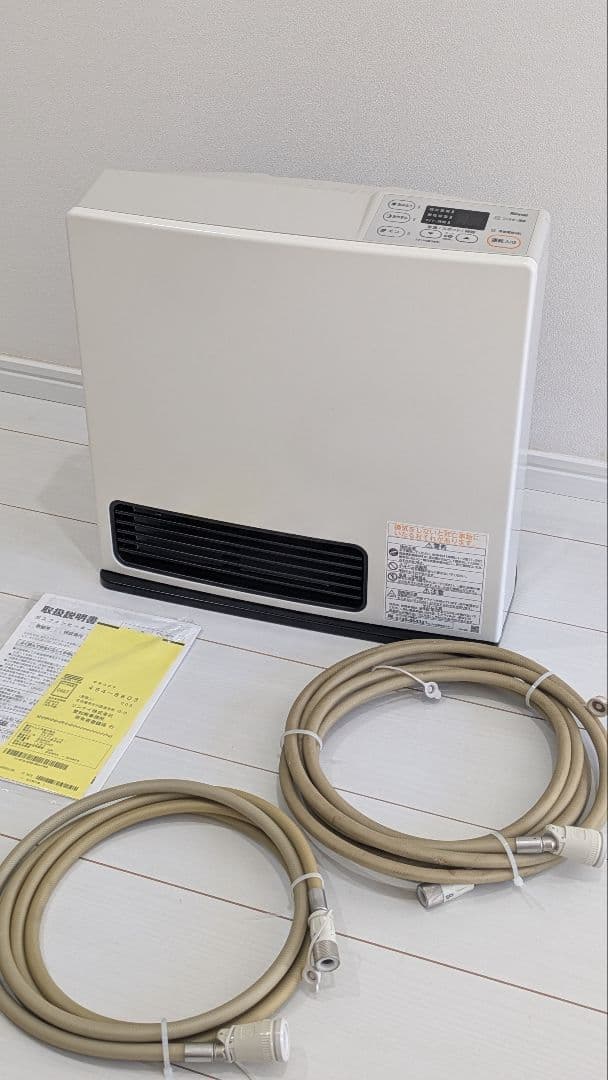 Rinnai ガスファンヒーターLPガス用 (2023年製) ガスコード付き