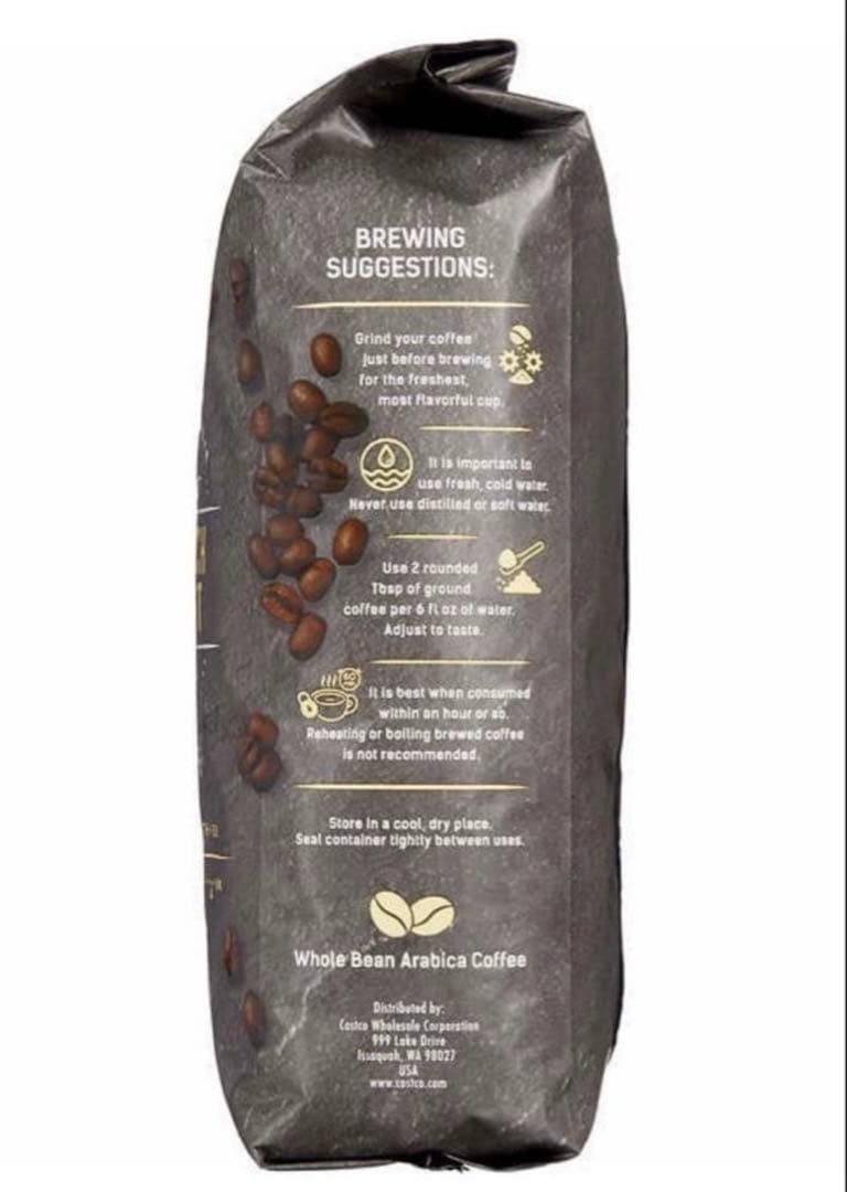 【2袋】コストコ カークランド フレンチロースト コーヒー豆 1.13kg×2袋