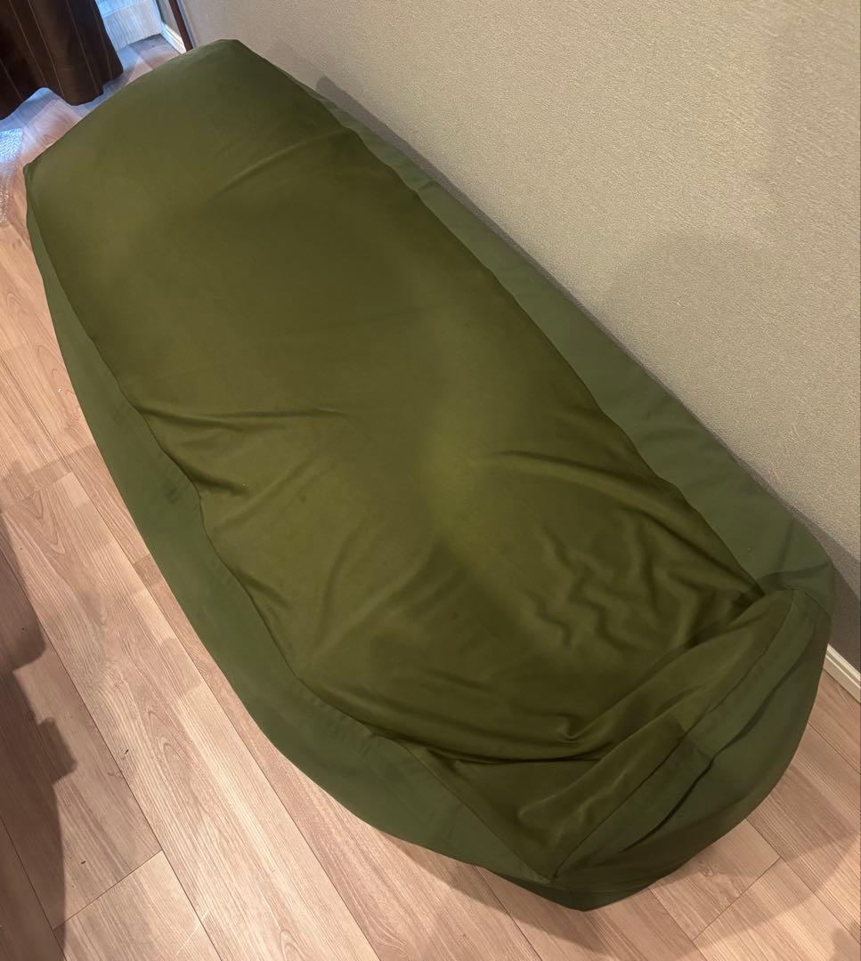 無印良品　体にフィットするソファ　長方形　カーキ