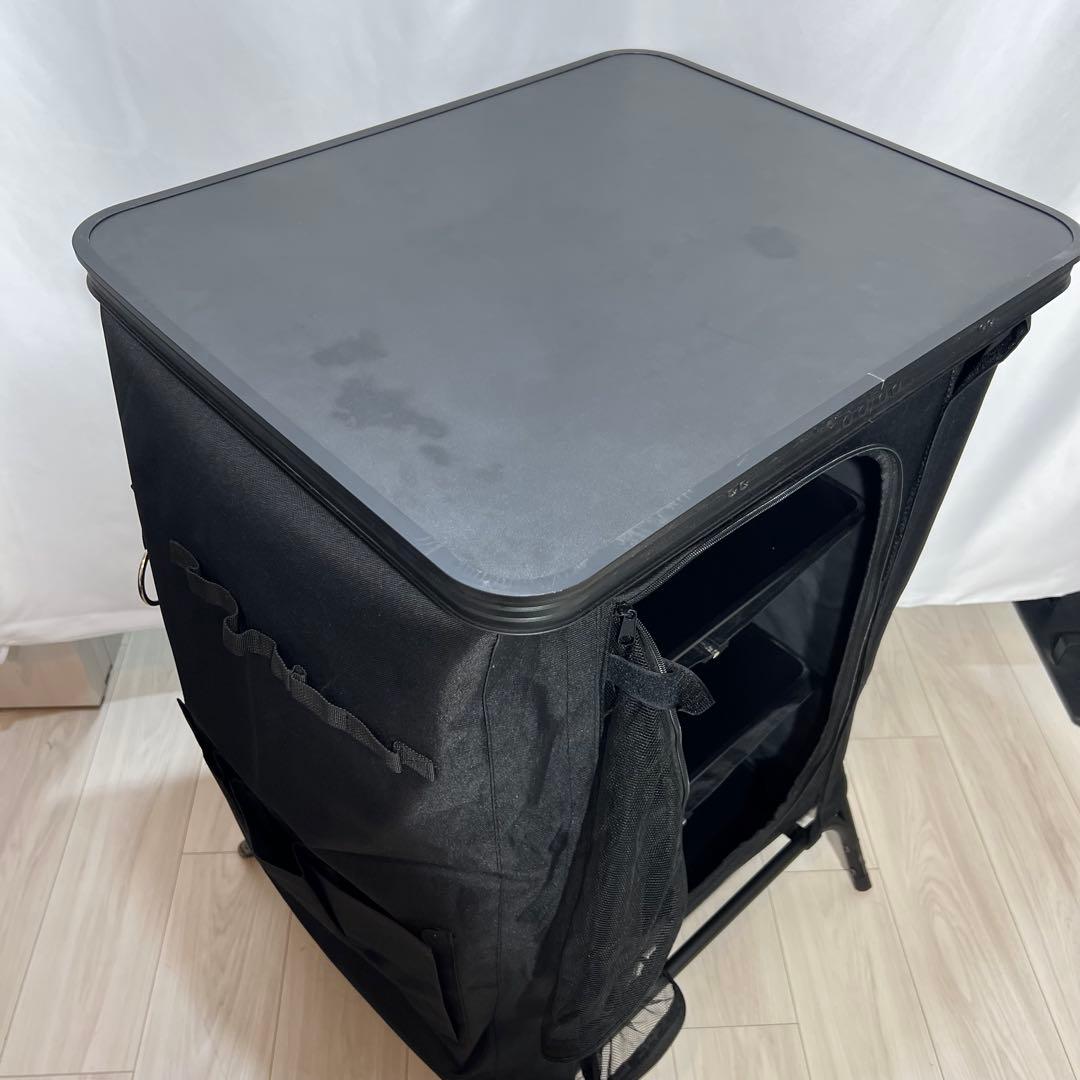 マルチキッチンテーブル アウトドア キャンプ 折りたたみ 収納付き