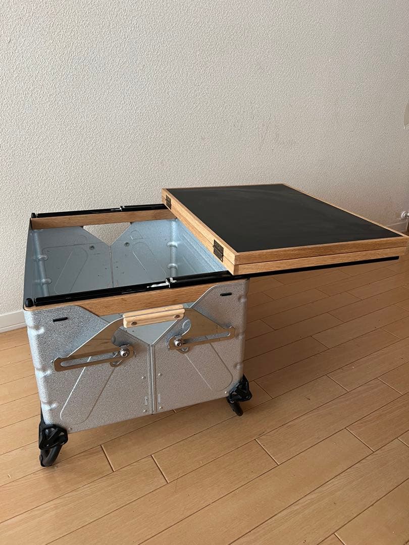 【バタフライテーブル】シェルコン50用　レール土台付　オーク