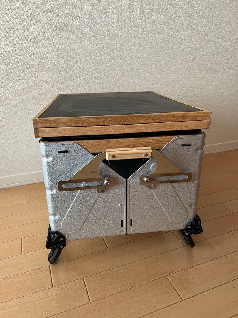 【バタフライテーブル】シェルコン50用　レール土台付　オーク