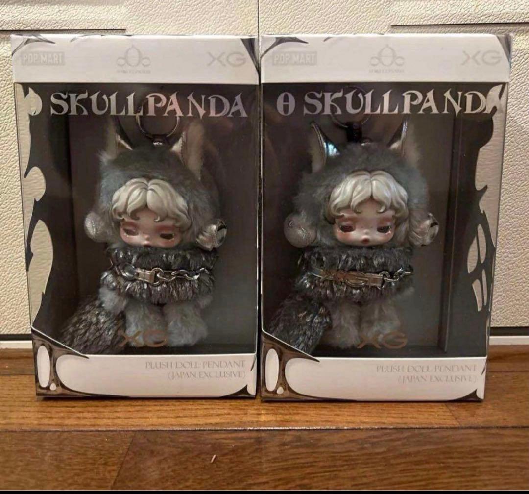 POP MART SKULLPANDA XG ぬいぐるみペンダント日本限定 4体