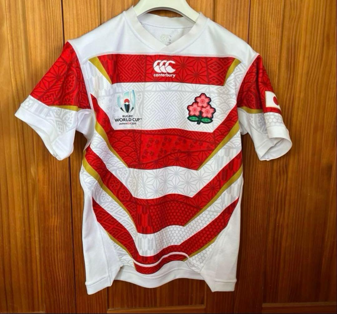 【希少】カンタベリー　ラグビーWカップ 日本代表公式　ホームジャージ　Sサイズ