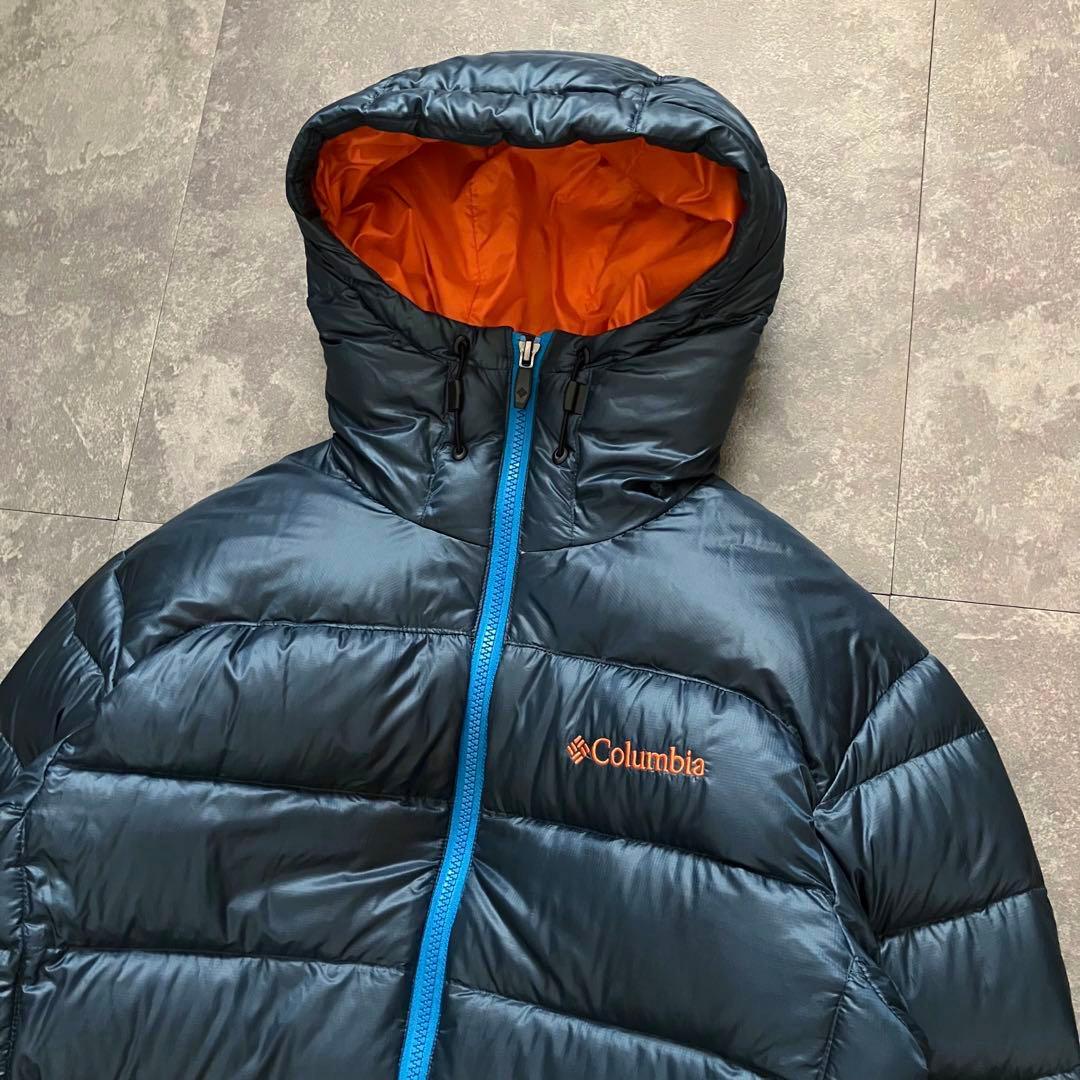 columbia omni-heat  down hoodie 短丈