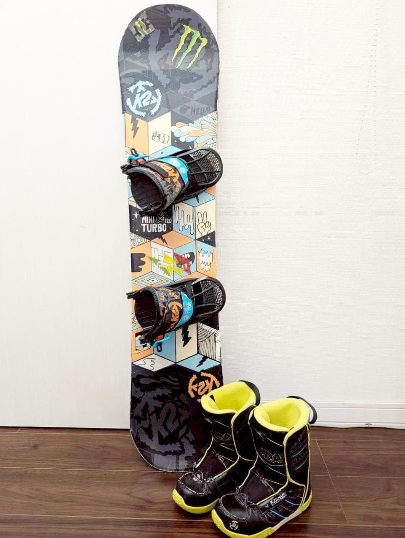 K2 スノーボード(120cm)＆ブーツ(23cm)セット♪