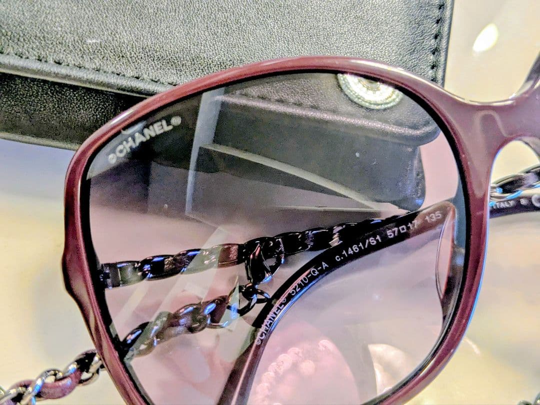 【希少/美品】CHANEL シャネル チェーンサングラス 2way ネックレス