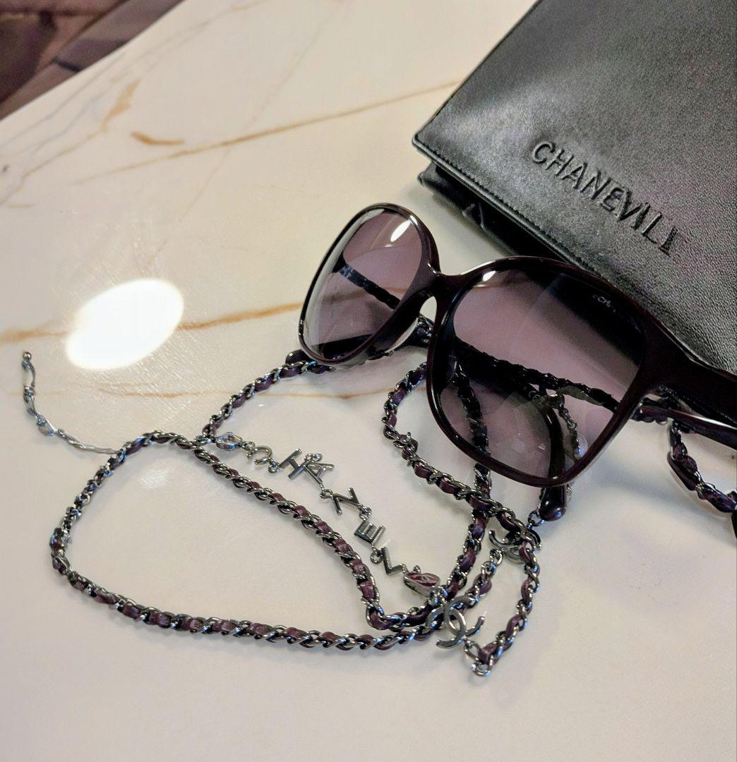 【希少/美品】CHANEL シャネル チェーンサングラス 2way ネックレス