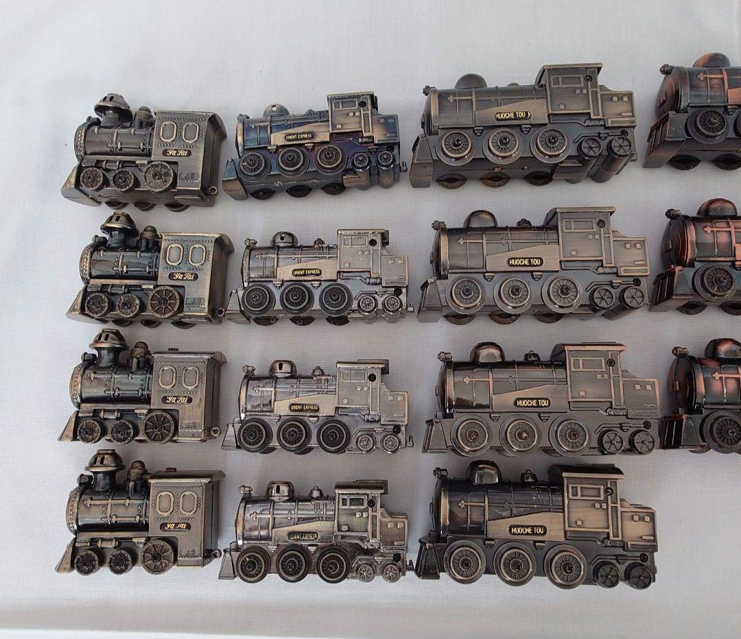 ヴィンテージライター 25個セット　卓上機関車 蒸気機関車 鉄道