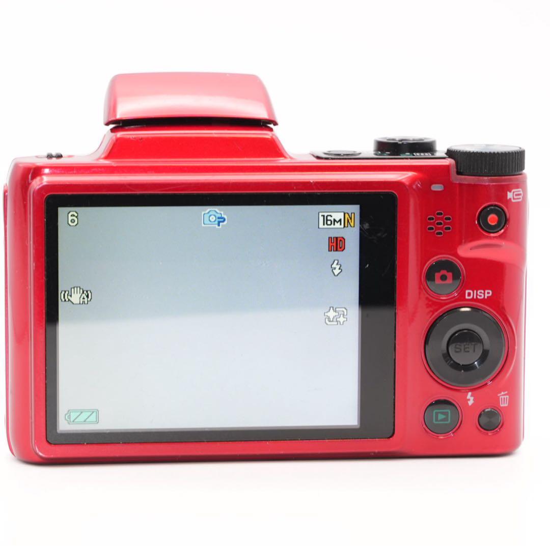 【動作品】CASIO EXILIM EX-H60 デジカメ 赤 作例アリ