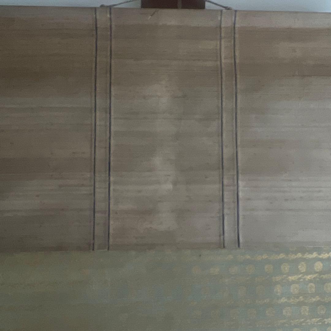 古画　日本画　山水画　仙境 鶴と亀　松竹梅　絹本　肉筆　佚名