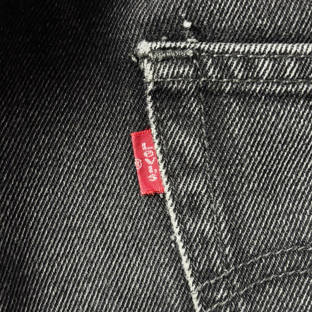 00s Levi's リーバイス 505 先染め ブラック デニムパンツ