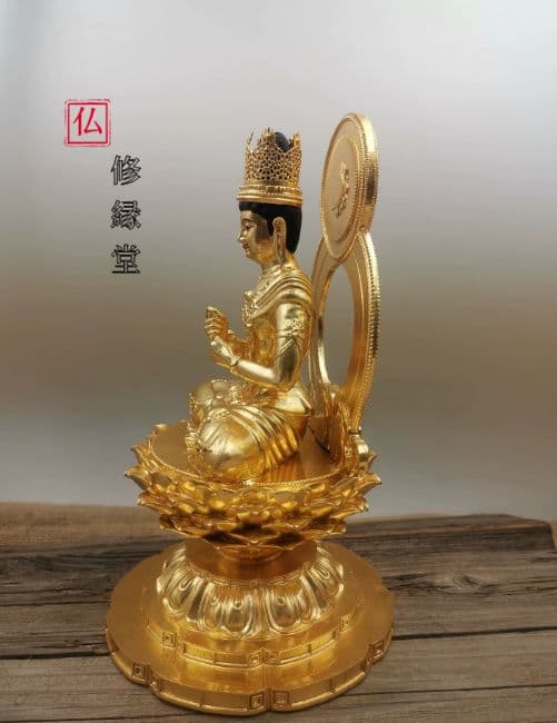 【修縁堂】 密教法具 チベット仏教美術品 大日如来観音菩薩 魔除け厄除け法器法具