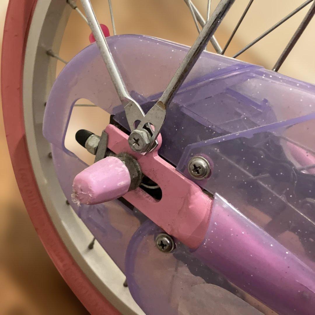 小さなプリンセスソフィア　自転車　16インチ　ピンクパープル