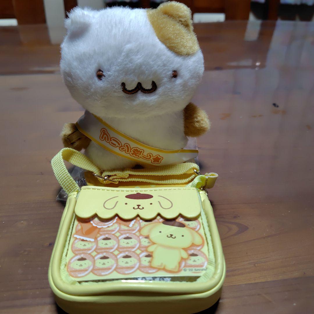 ポムポムプリン ミニポーチ イエロー サンリオ サンリオマフィンピタっとフレンズ