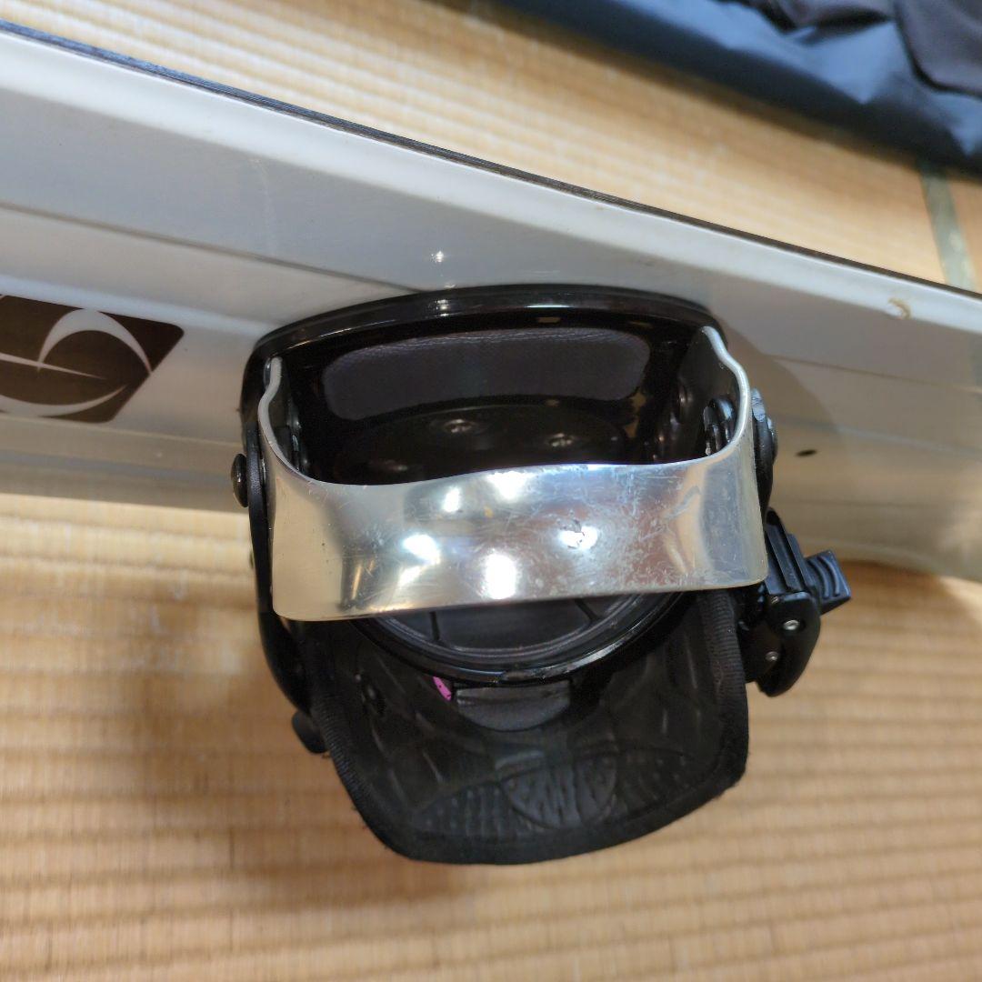 HAZMAT　スノーボード ホワイト ブルー　3点セット☆