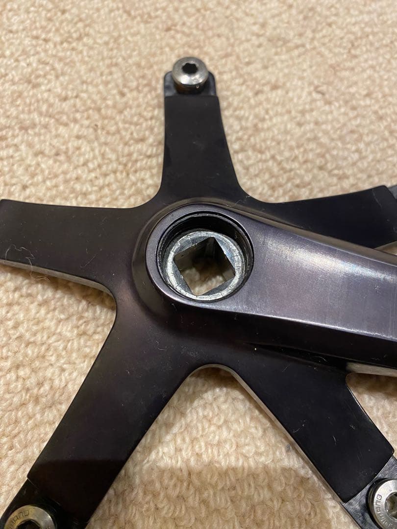 【165mm】スギノ75 クランク ピスト 競輪 シングルスピード ブルーラグ