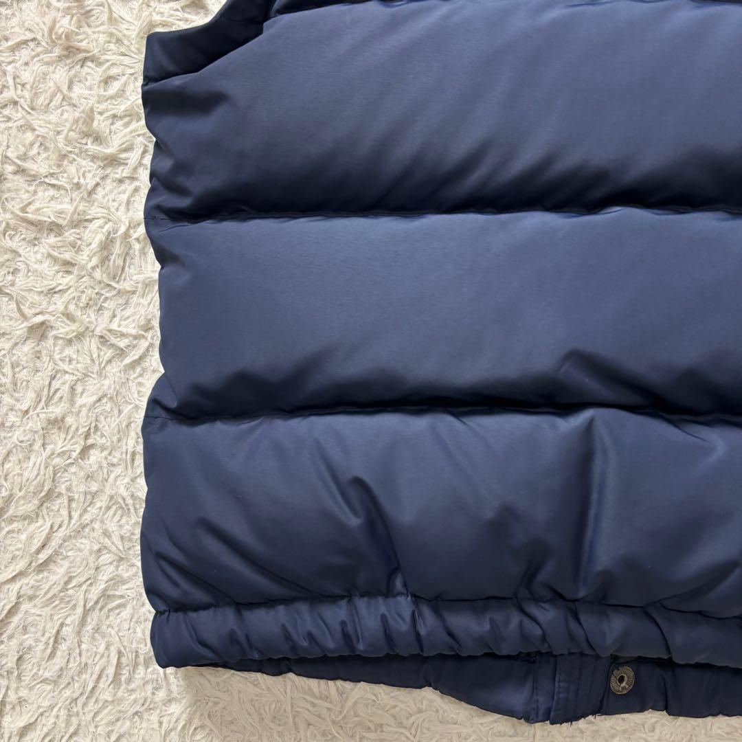 極美品 ポロラルフローレン ダウンベスト フード 2way ネイビー