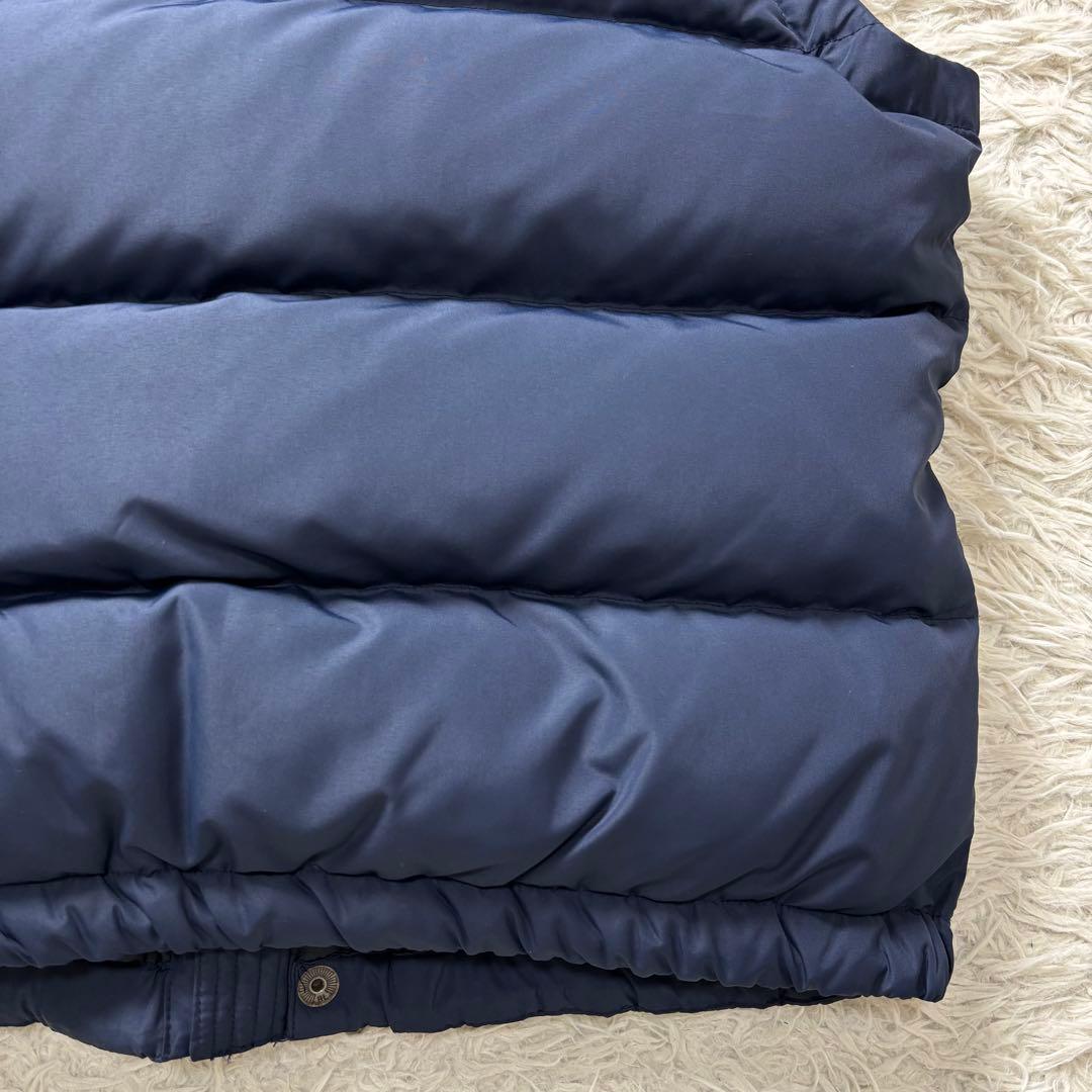 極美品 ポロラルフローレン ダウンベスト フード 2way ネイビー