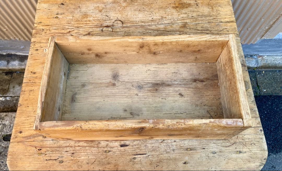 アンティークキャスター付きテーブル