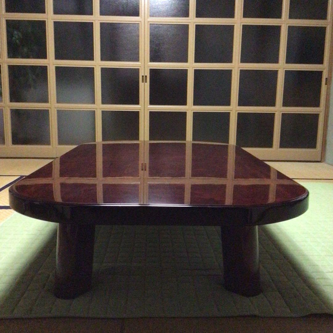 一枚板　希少　花梨　座卓 角丸長方形