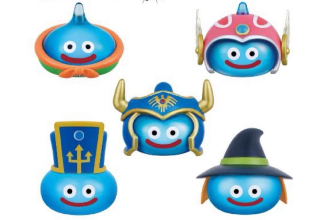 ドラゴンクエスト　ビッグクリアフィギュア　　職業スライム登場編 5個セット 5種