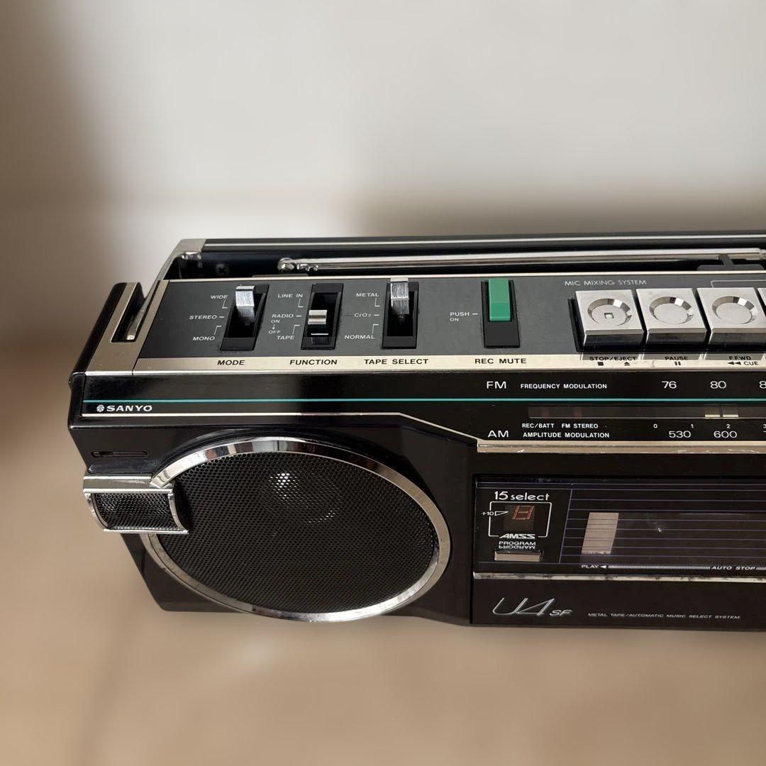 ★当時物★ SANYO MR-U4SF ラジカセ