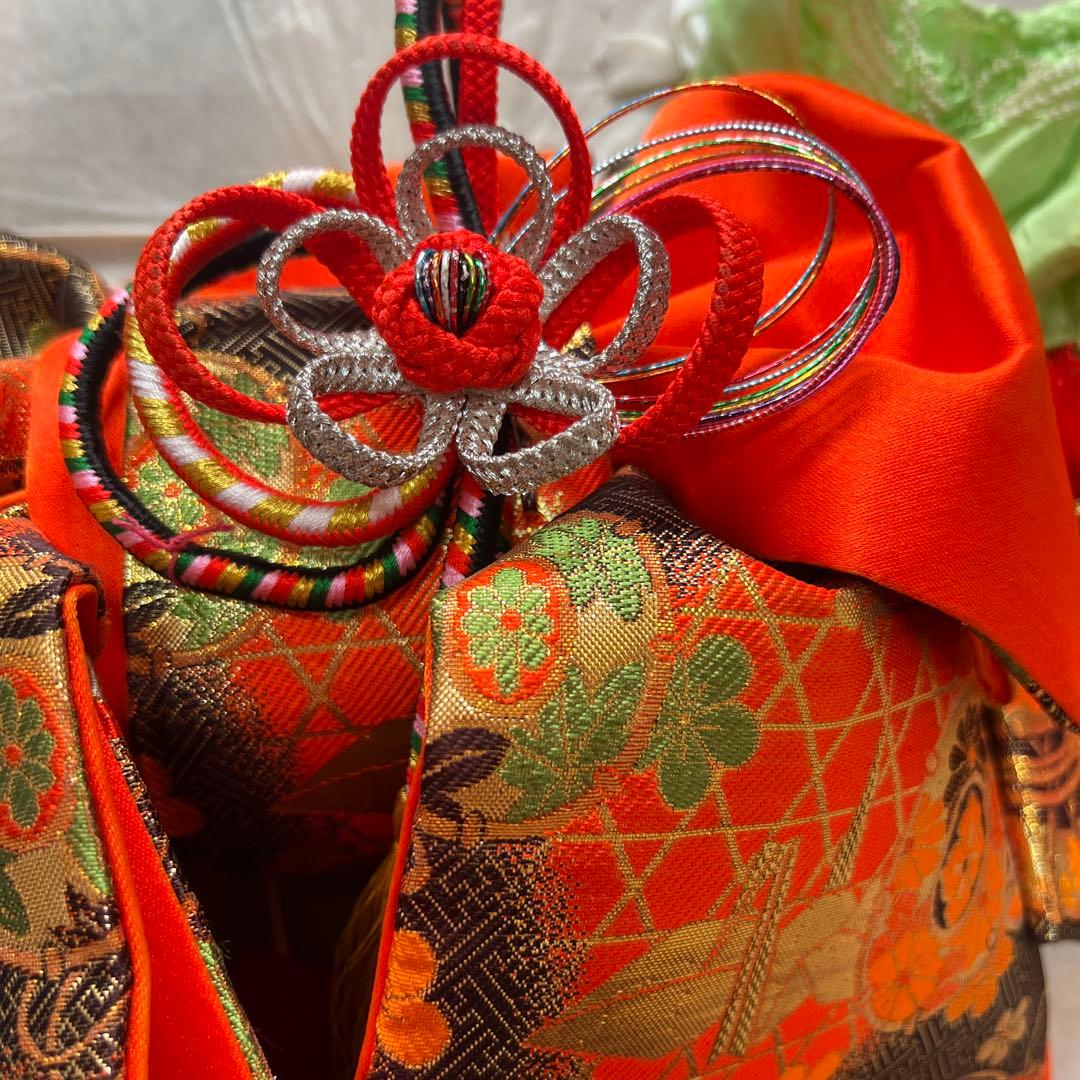 NICO！ 七五三　7歳　女の子着物セット　付け帯付き　草履　青しぼり調