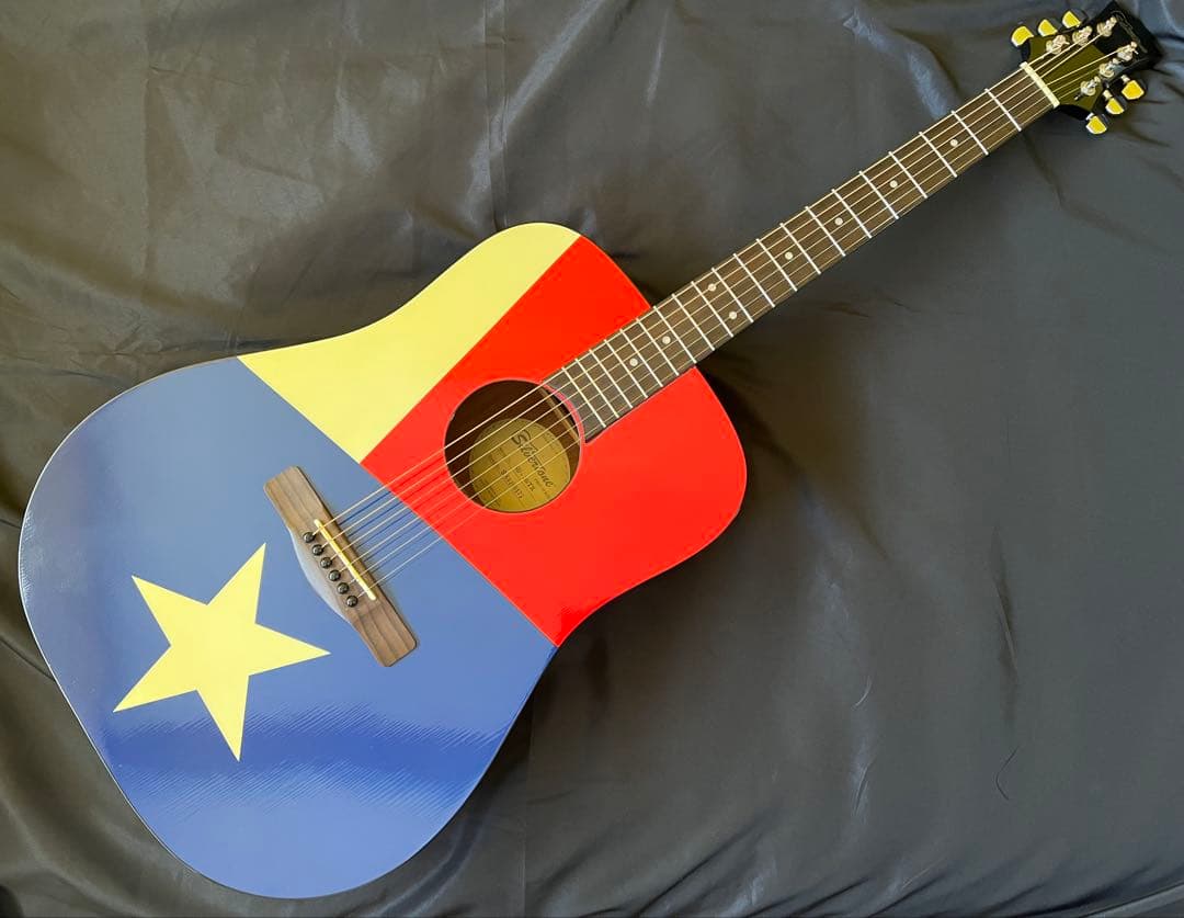 silvertone sd-10 アコースティックギタータカミネギグバッグ付き