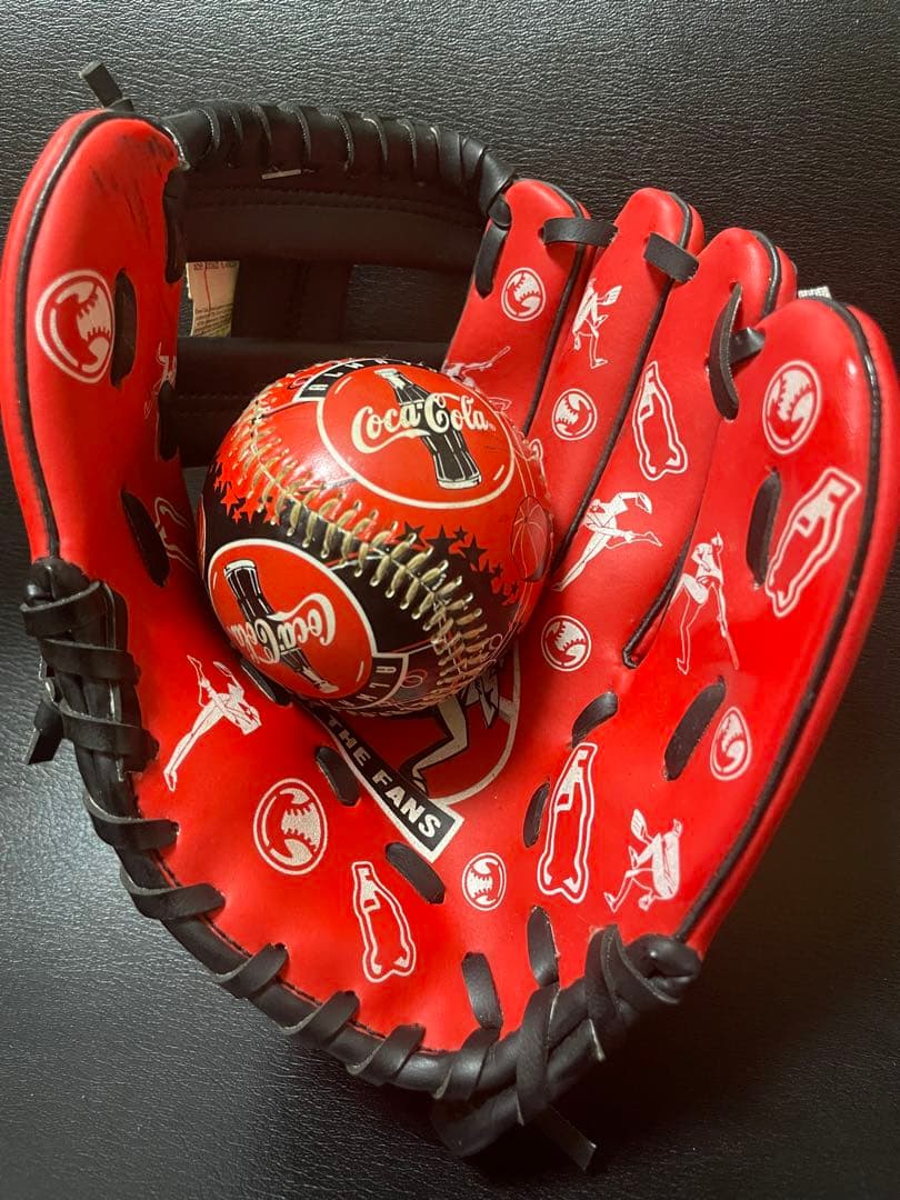 【稀少】コカコーラ　Coca-Cola 子供用グラブ（グローブ）　ビンテージ品