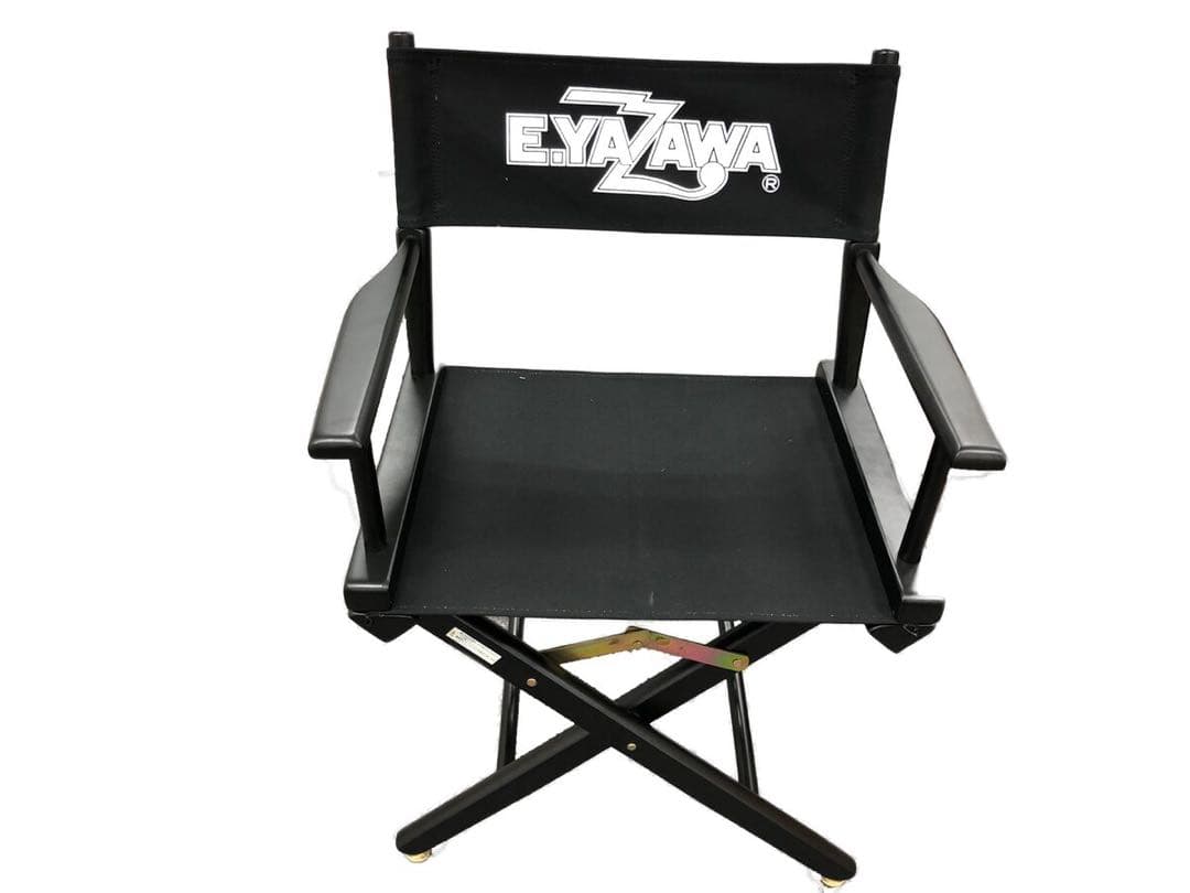 E.YAZAWA ブラック ディレクターズチェア