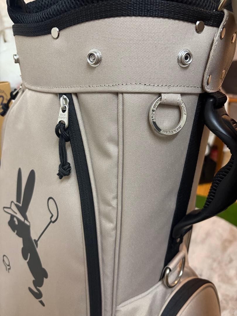 【JACK BUNNY!!】ゴルフ５限定 ジャックバニー キャディバッグベージュ