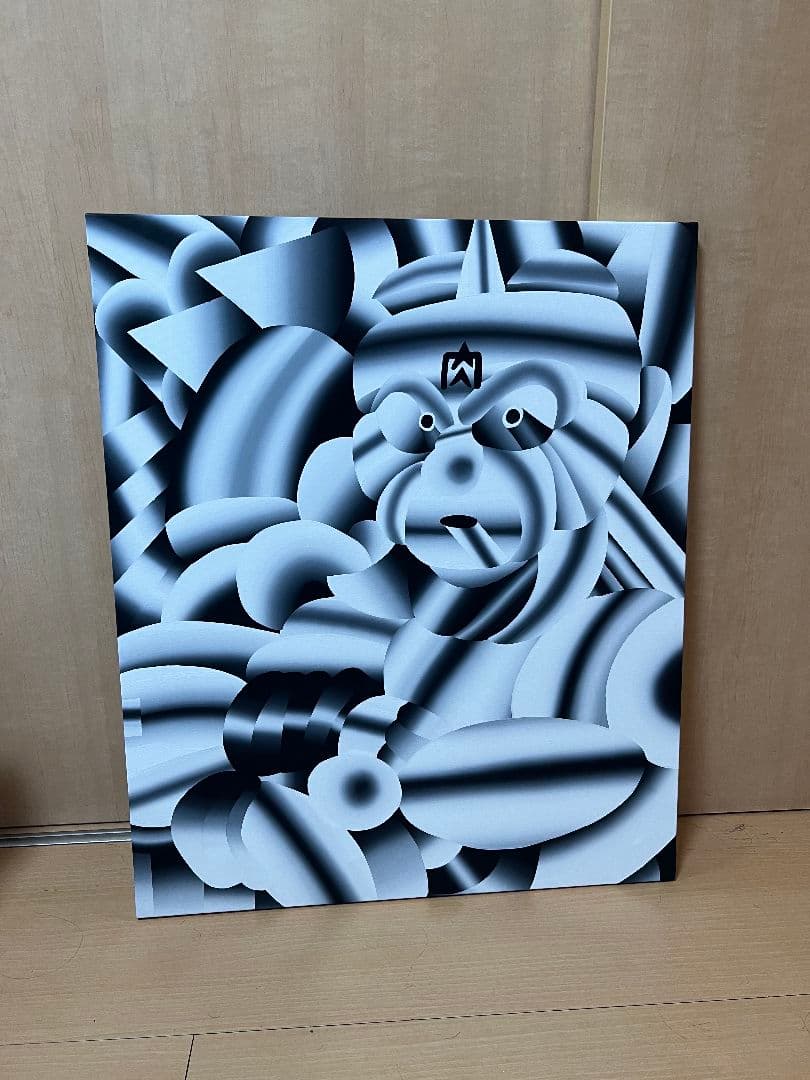 ジョフレジョ　Geoffrey Bouillot アクリルキャンバス作品