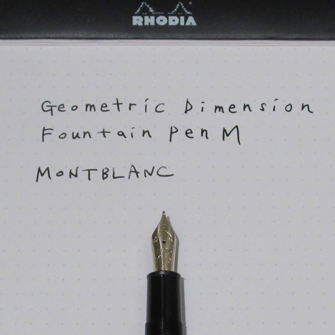 モンブラン 万年筆 146 ジオメトリックディメンション ドゥエ 105984