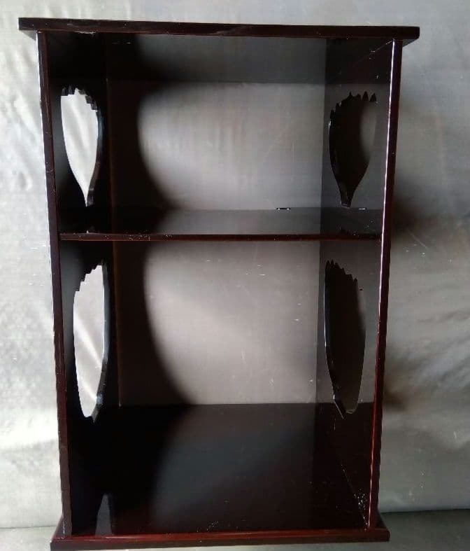 茶道具　漆塗　飾棚