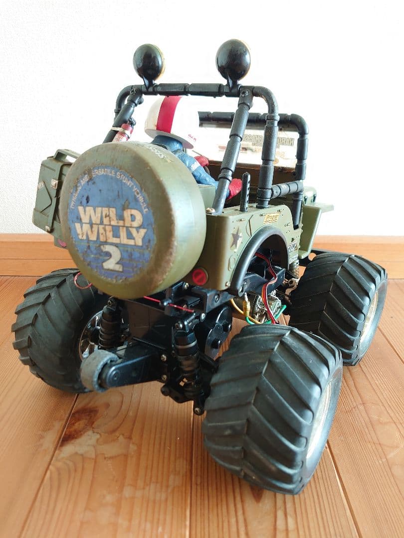 タミヤ　ワイルドウイリー　ボディ　シャーシ　サーボ　モーター　セット　ラジコン