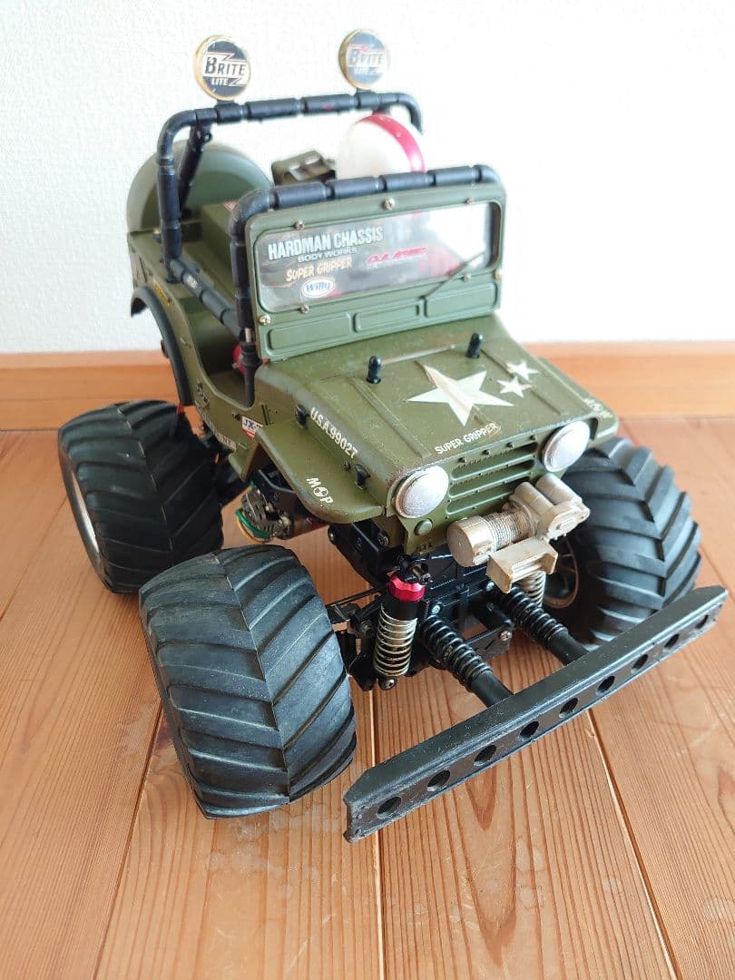 タミヤ　ワイルドウイリー　ボディ　シャーシ　サーボ　モーター　セット　ラジコン