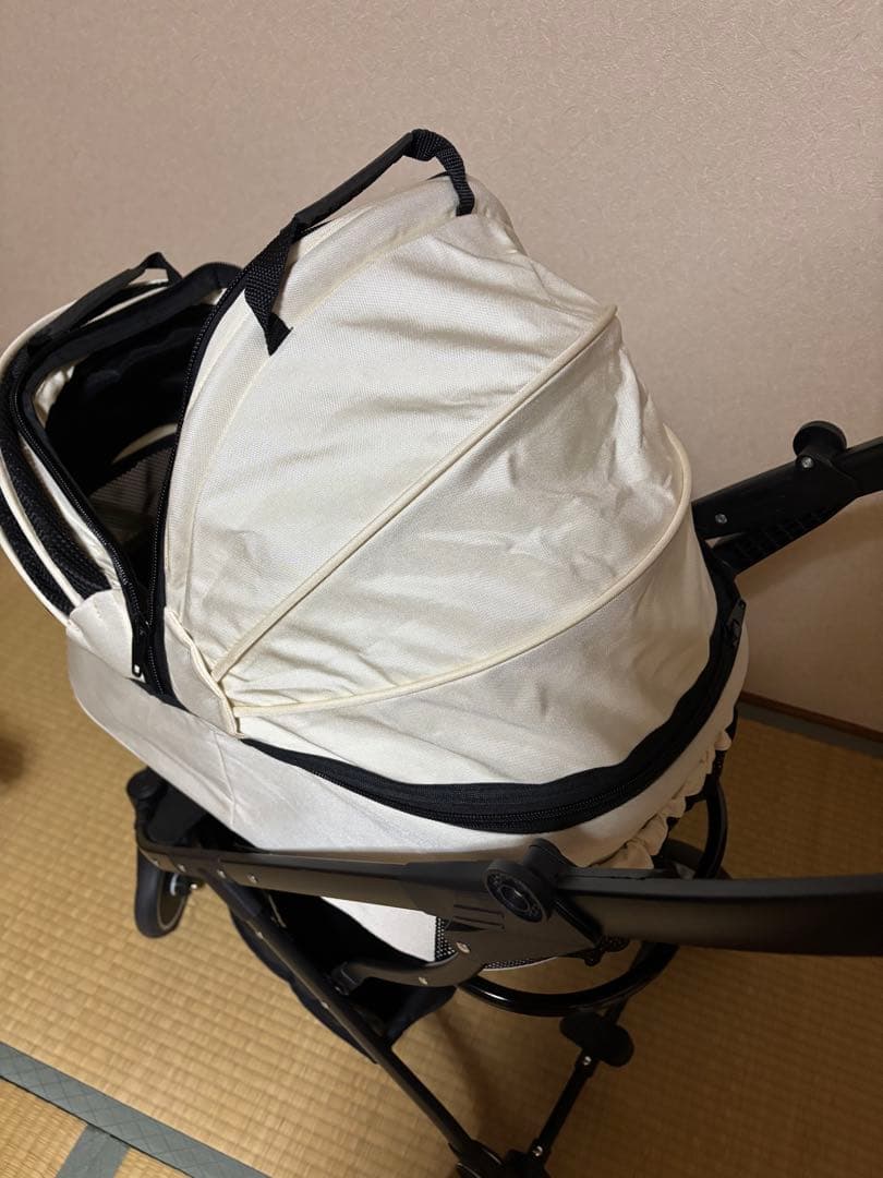 ペットカート(アイボリー色)