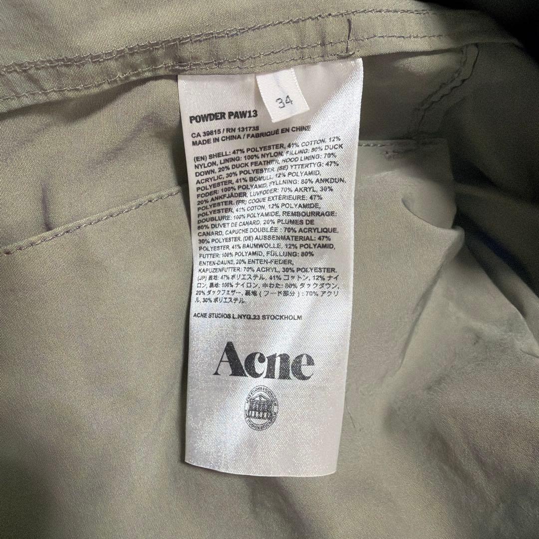 最終価格 美品 アクネ ACNE STUDIOS 3WAY モッズ ダウン