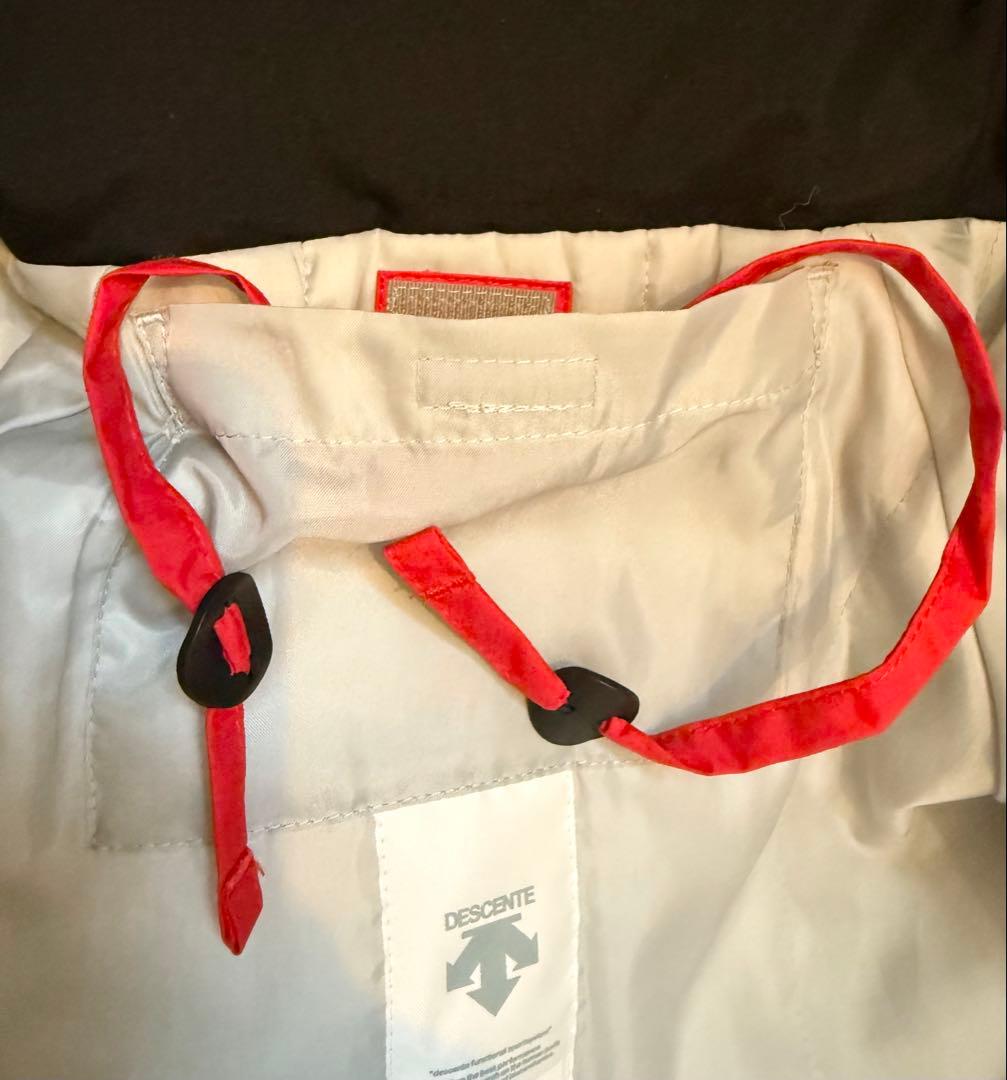 デサント DESCENTE スキーウェア上下 赤黒 130 キッズ ジュニア