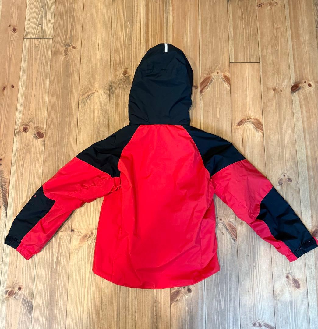 デサント DESCENTE スキーウェア上下 赤黒 130 キッズ ジュニア