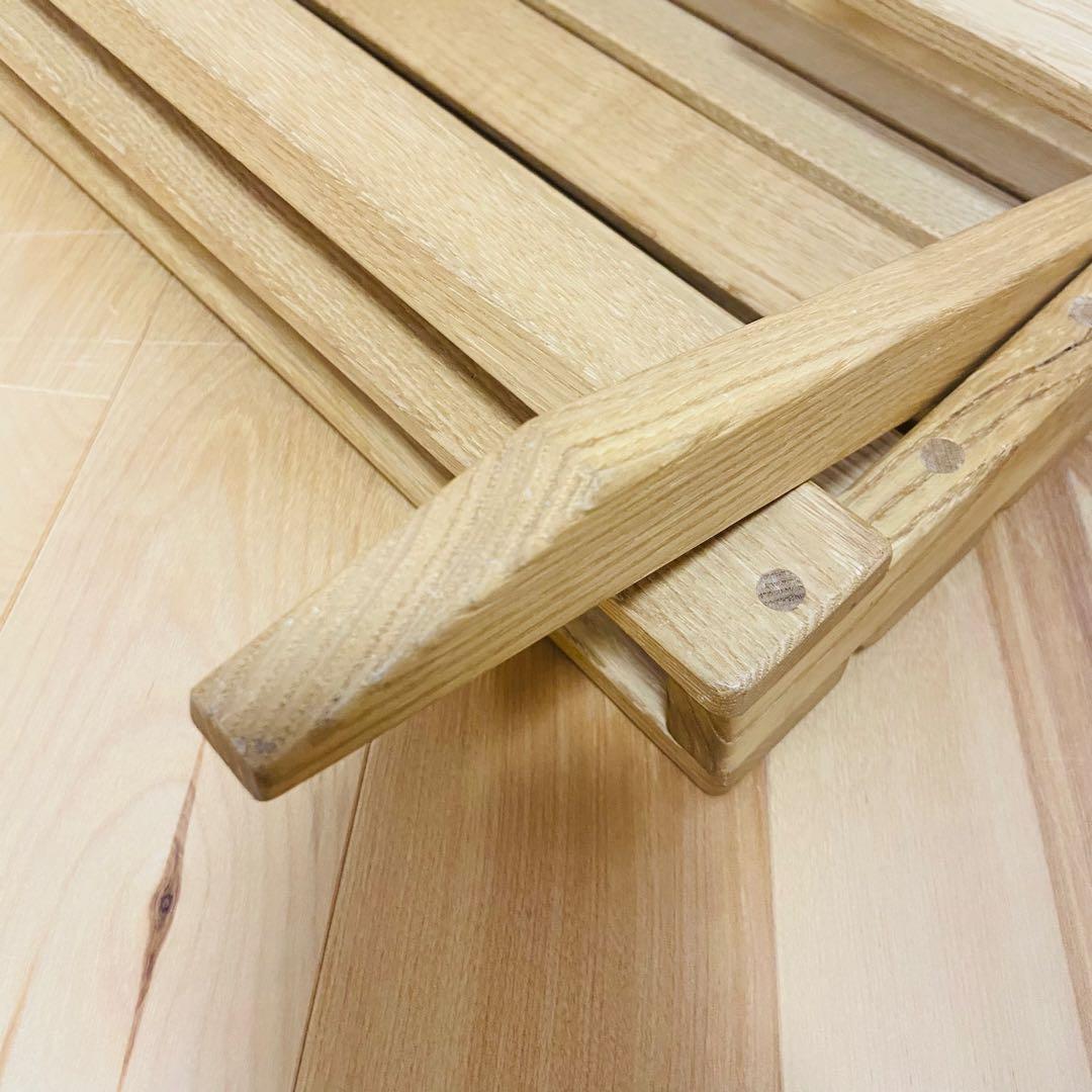 URIS あぐらチェア アウトドア木製ローチェア 2way 美品